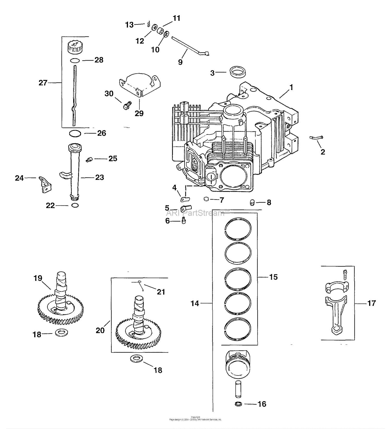 16 hp kohler engine parts diagram