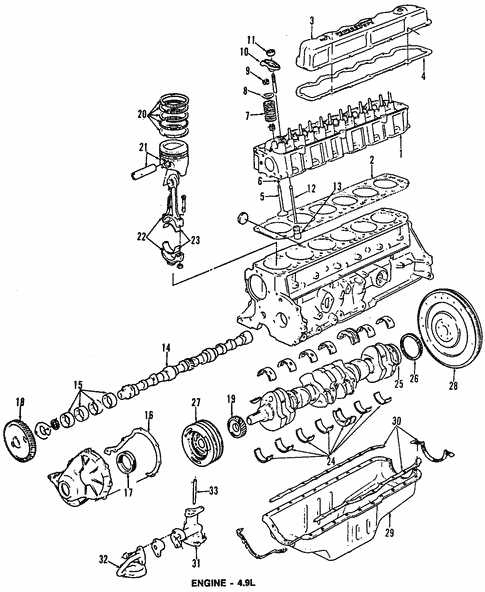 1990 ford f150 parts diagram