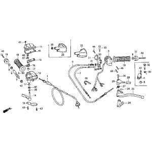 1991 honda fourtrax 300 parts diagram