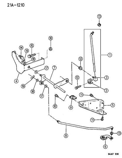 1994 jeep wrangler parts diagram