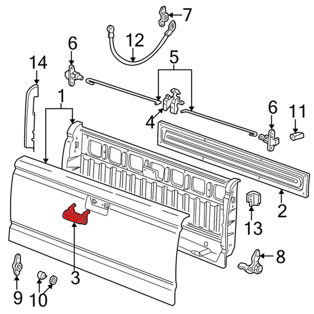 1997 ford ranger parts diagram