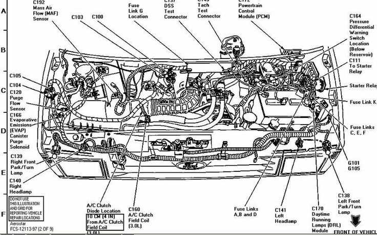 1997 ford ranger parts diagram