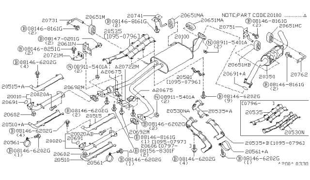 1997 nissan pathfinder parts diagram