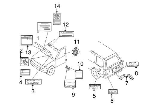 1997 nissan pathfinder parts diagram