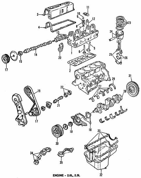 1997 ford ranger parts diagram