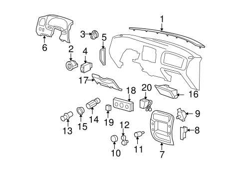 1998 ford ranger parts diagram