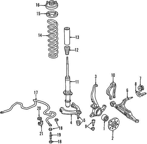 1998 honda civic parts diagram