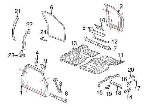 2000 gmc sierra parts diagram