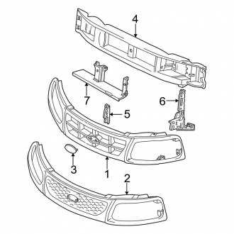 2001 ford f150 body parts diagram