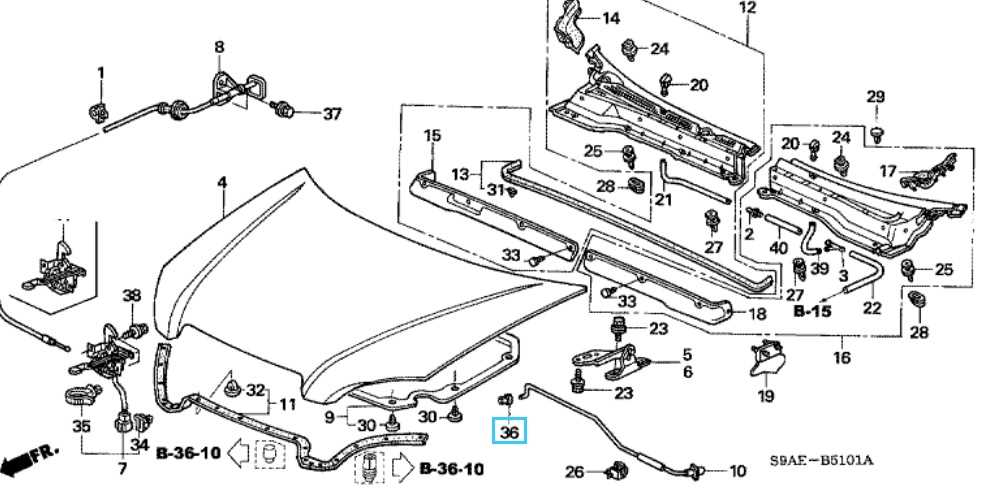 2001 honda crv parts diagram