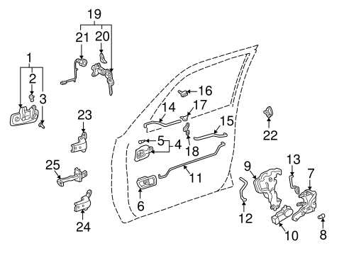 2001 toyota camry parts diagram