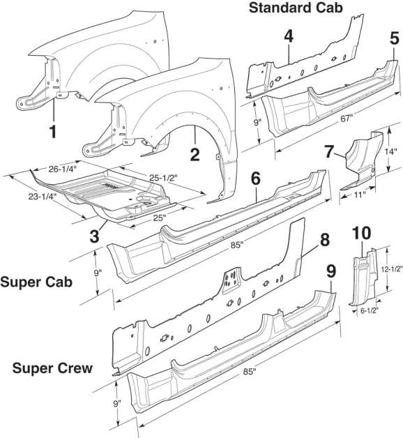 2002 ford f150 parts diagram