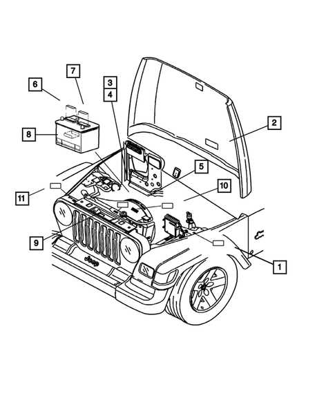 2003 jeep wrangler parts diagram