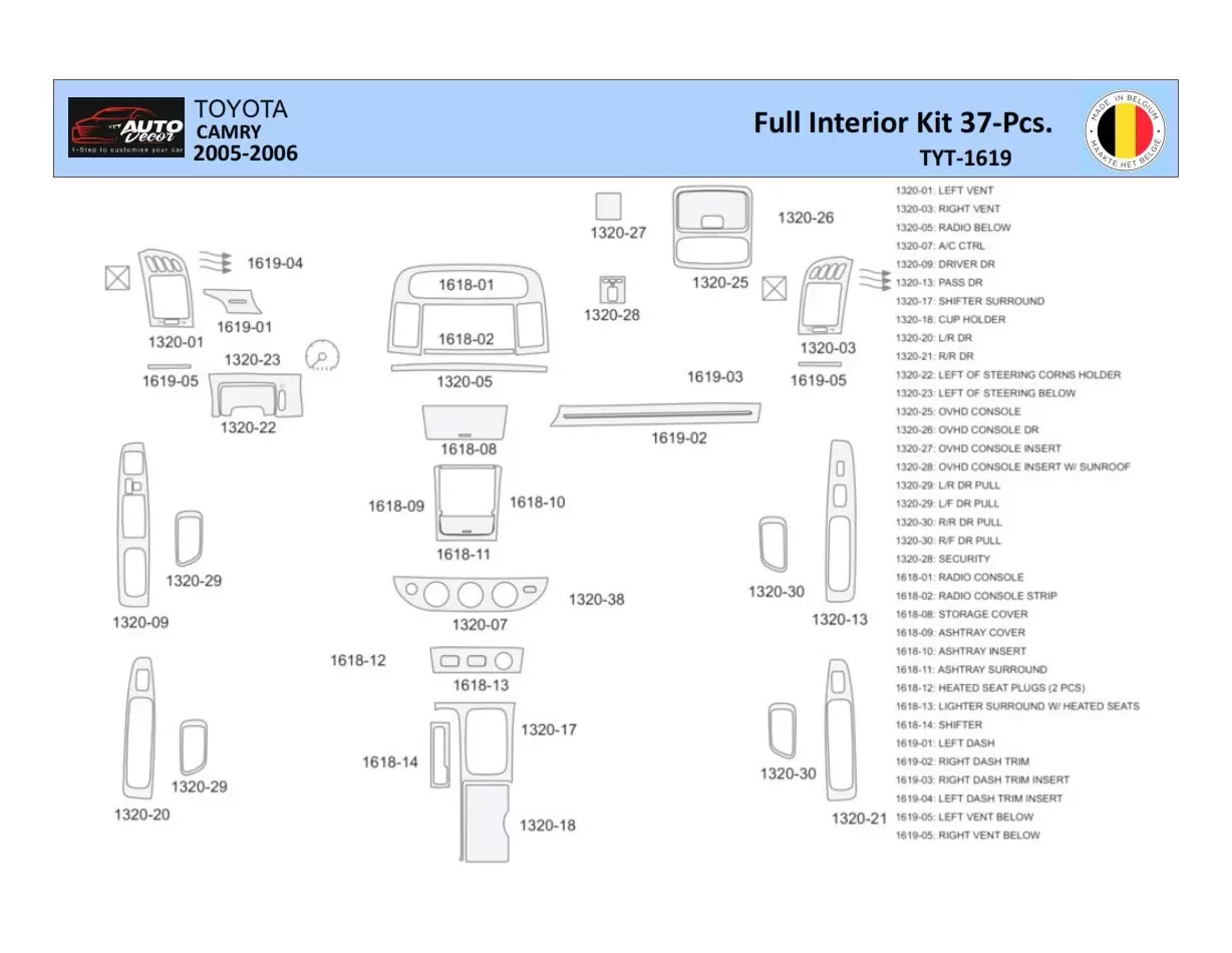 2003 toyota camry parts diagram