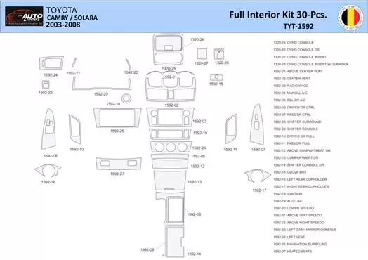 2003 toyota camry parts diagram