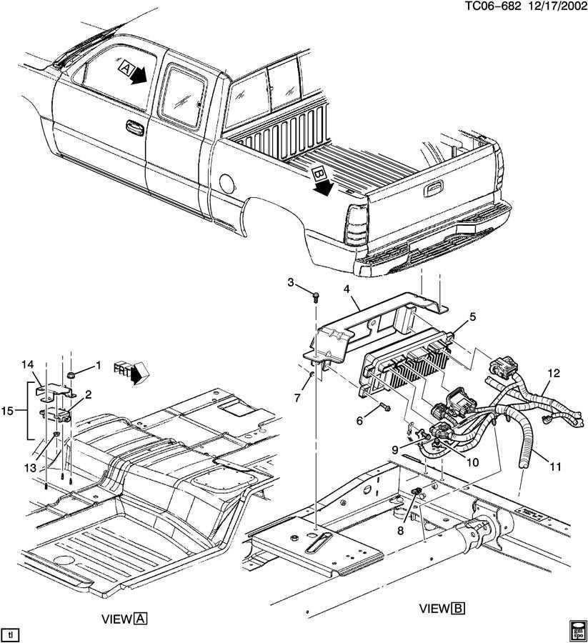 2003 chevy silverado parts diagram