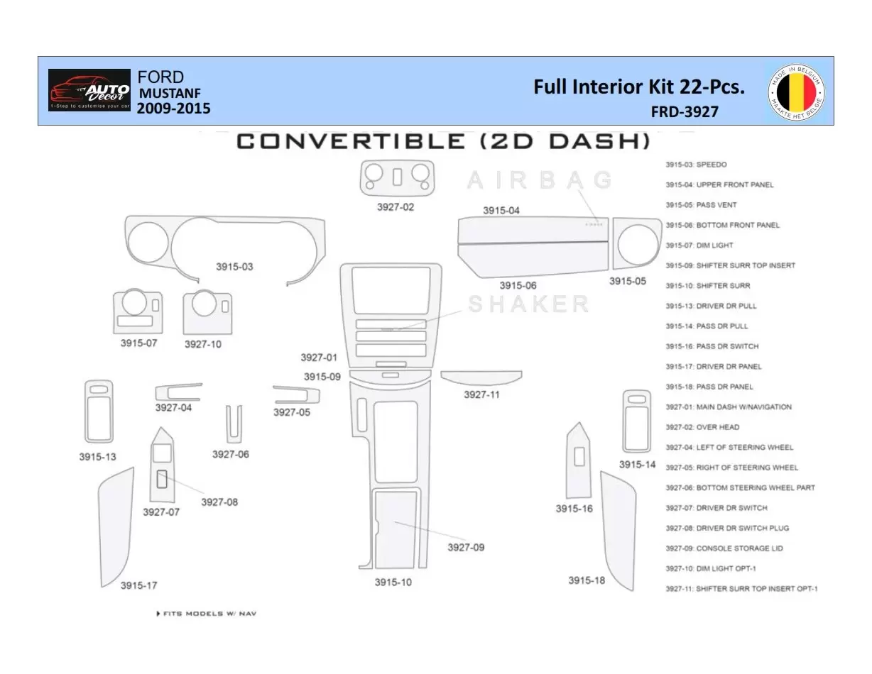 2003 ford mustang parts diagram