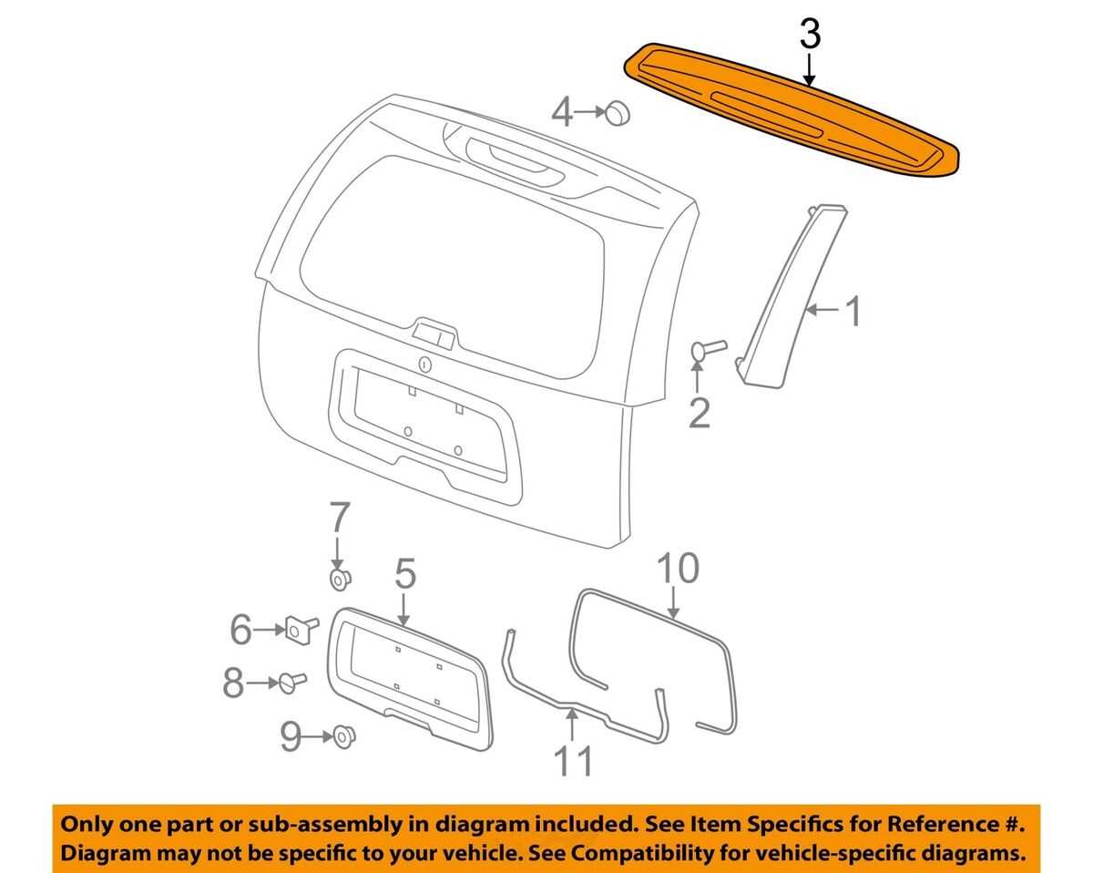 2003 gmc envoy parts diagram