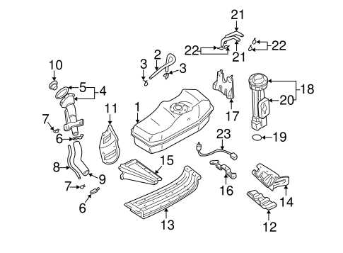 2003 nissan frontier parts diagram