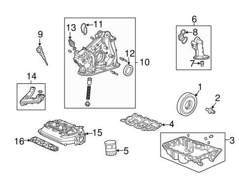 2004 honda civic engine parts diagram