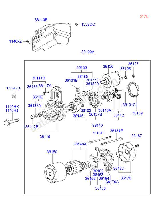 2004 hyundai santa fe parts diagram