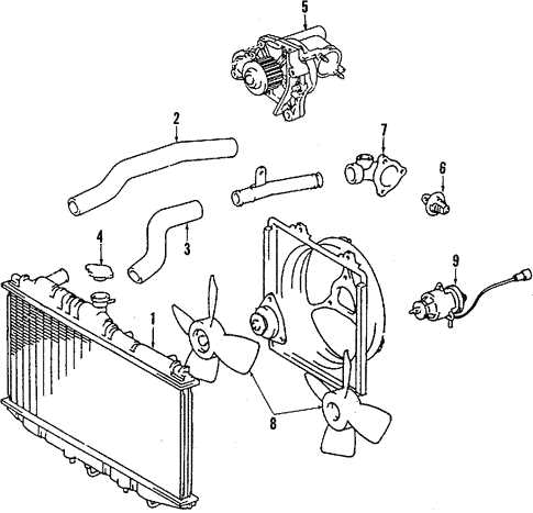 2004 toyota camry engine parts diagram