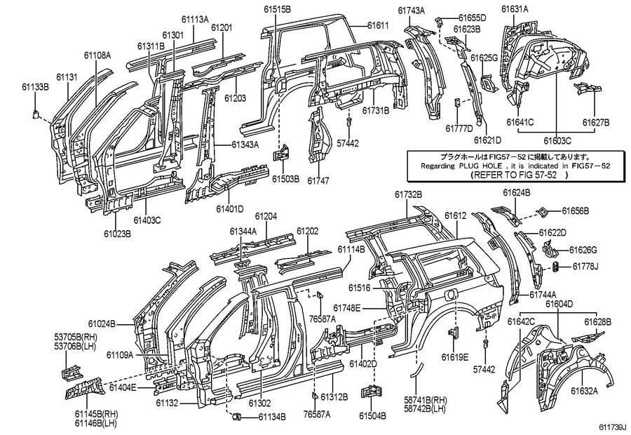 2004 toyota sienna parts diagram