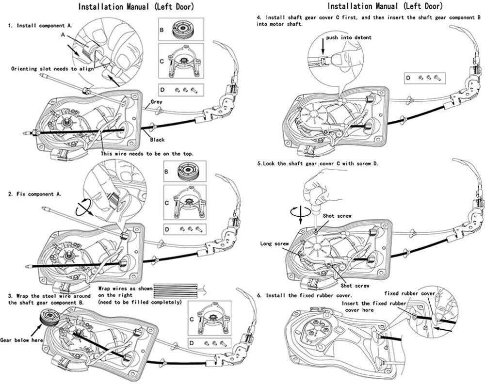 2004 toyota sienna sliding door parts diagram