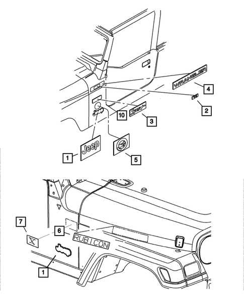 2004 jeep wrangler parts diagram