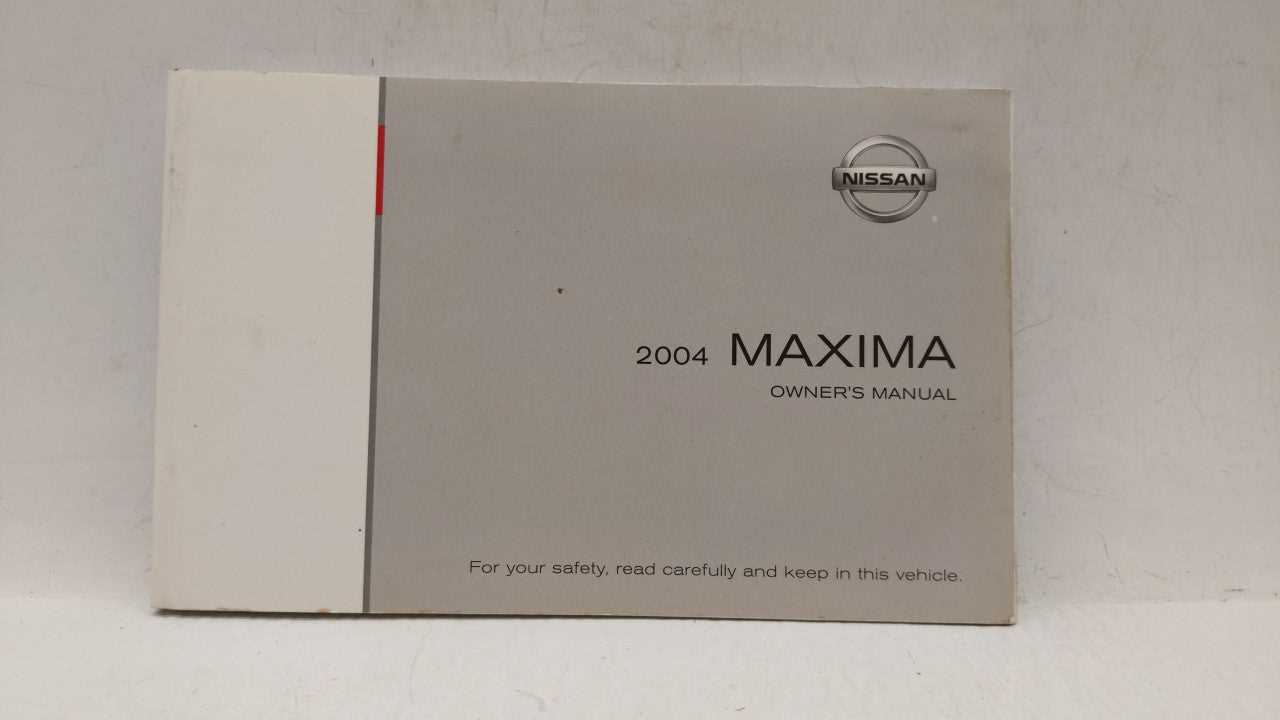 2004 nissan maxima parts diagram