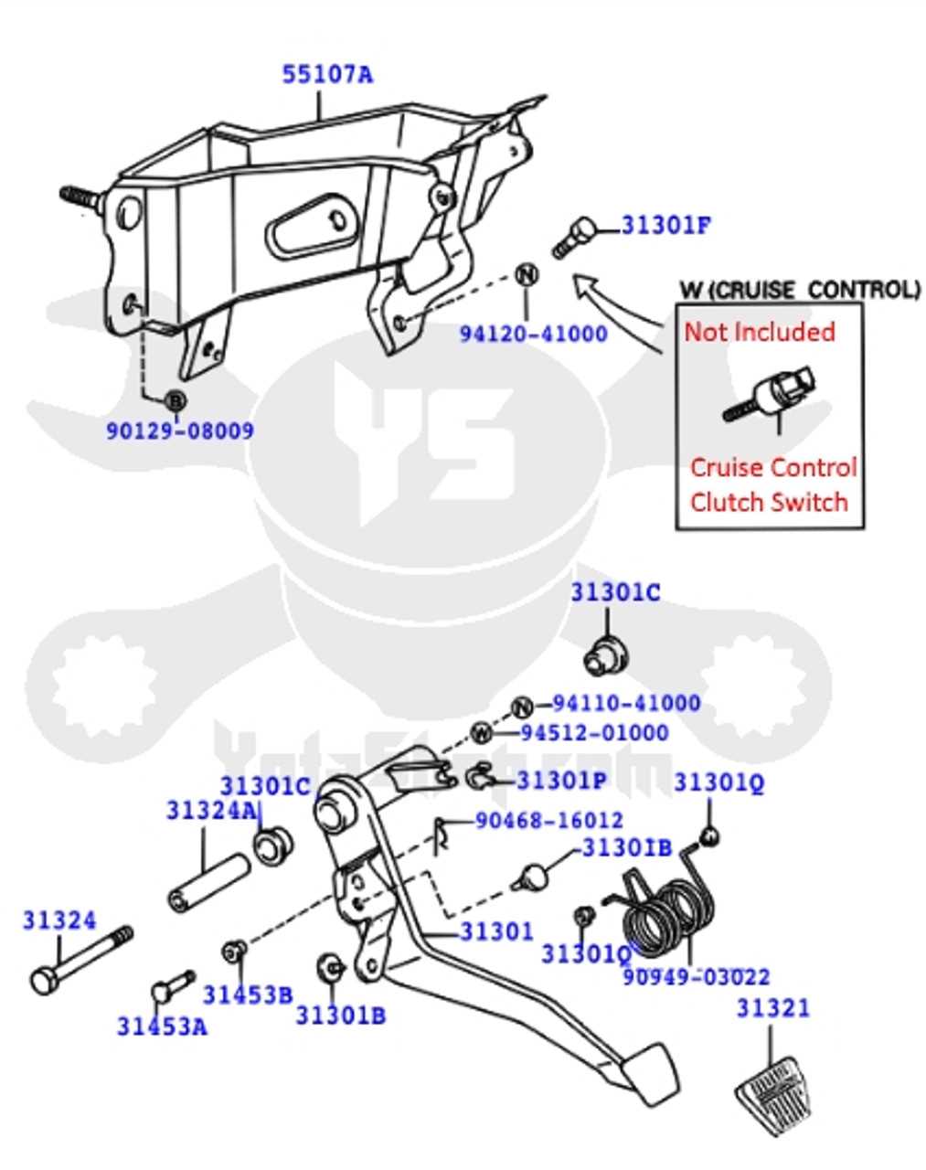 2004 toyota tacoma parts diagram