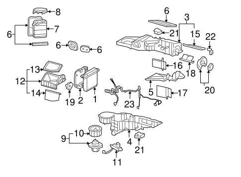 2005 gmc yukon parts diagram