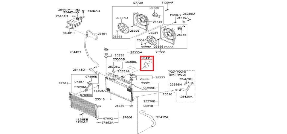 2005 hyundai santa fe parts diagram