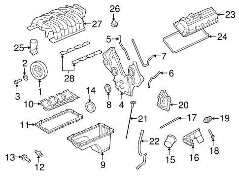 2005 mustang parts diagram