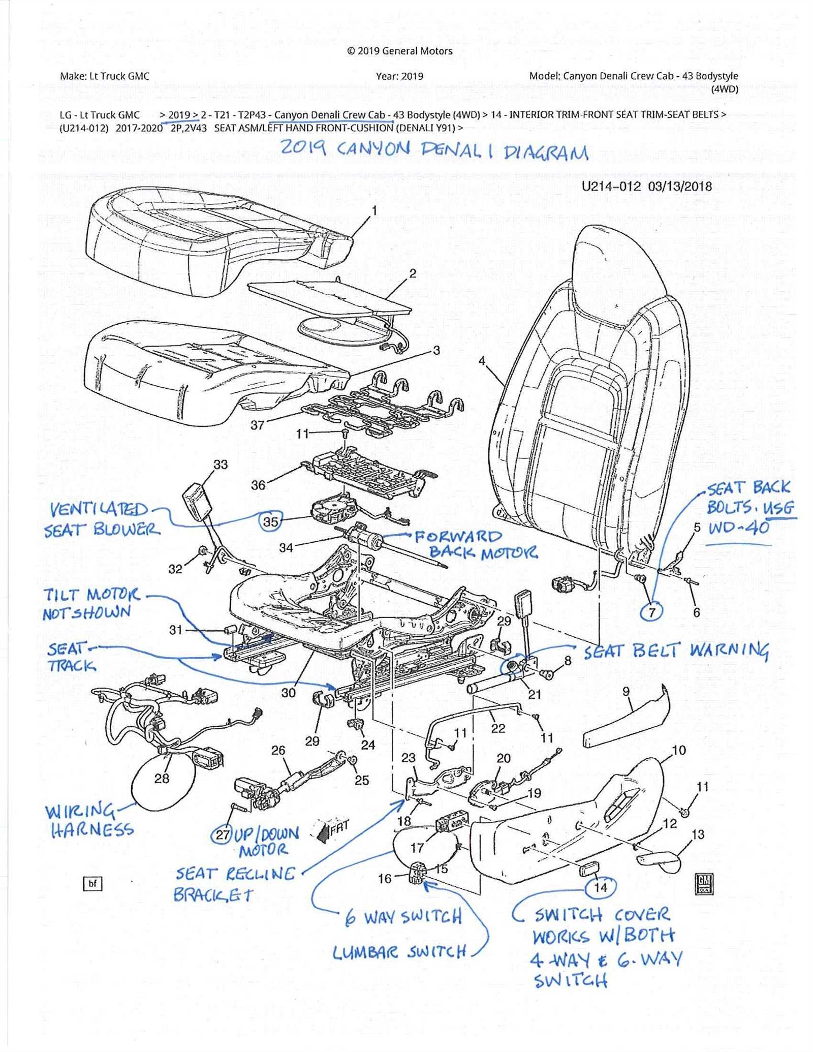 2005 chevy colorado parts diagram