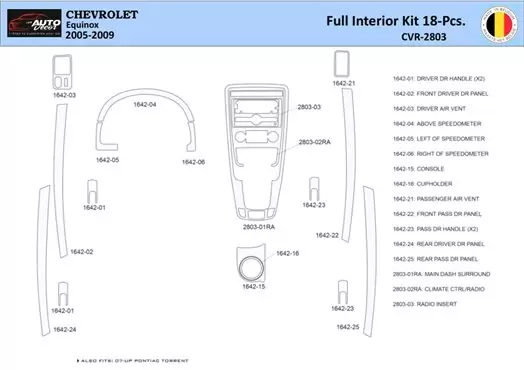 2005 chevy equinox parts diagram