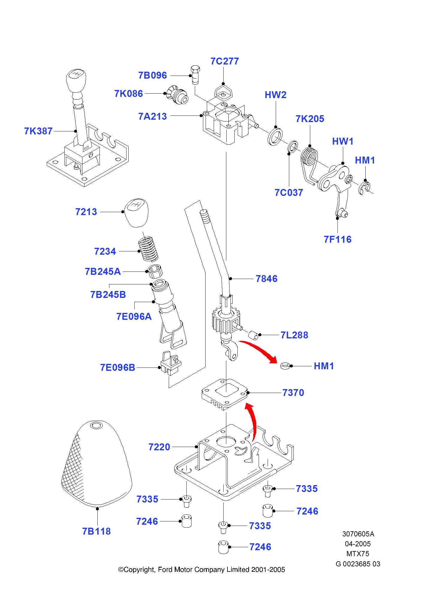 2005 ford focus parts diagram