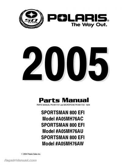 2005 polaris sportsman 500 parts diagram