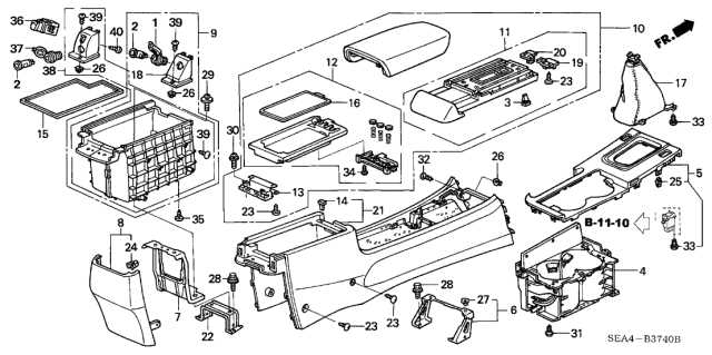 2006 acura tsx parts diagram