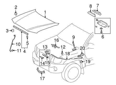 2006 tacoma parts diagram