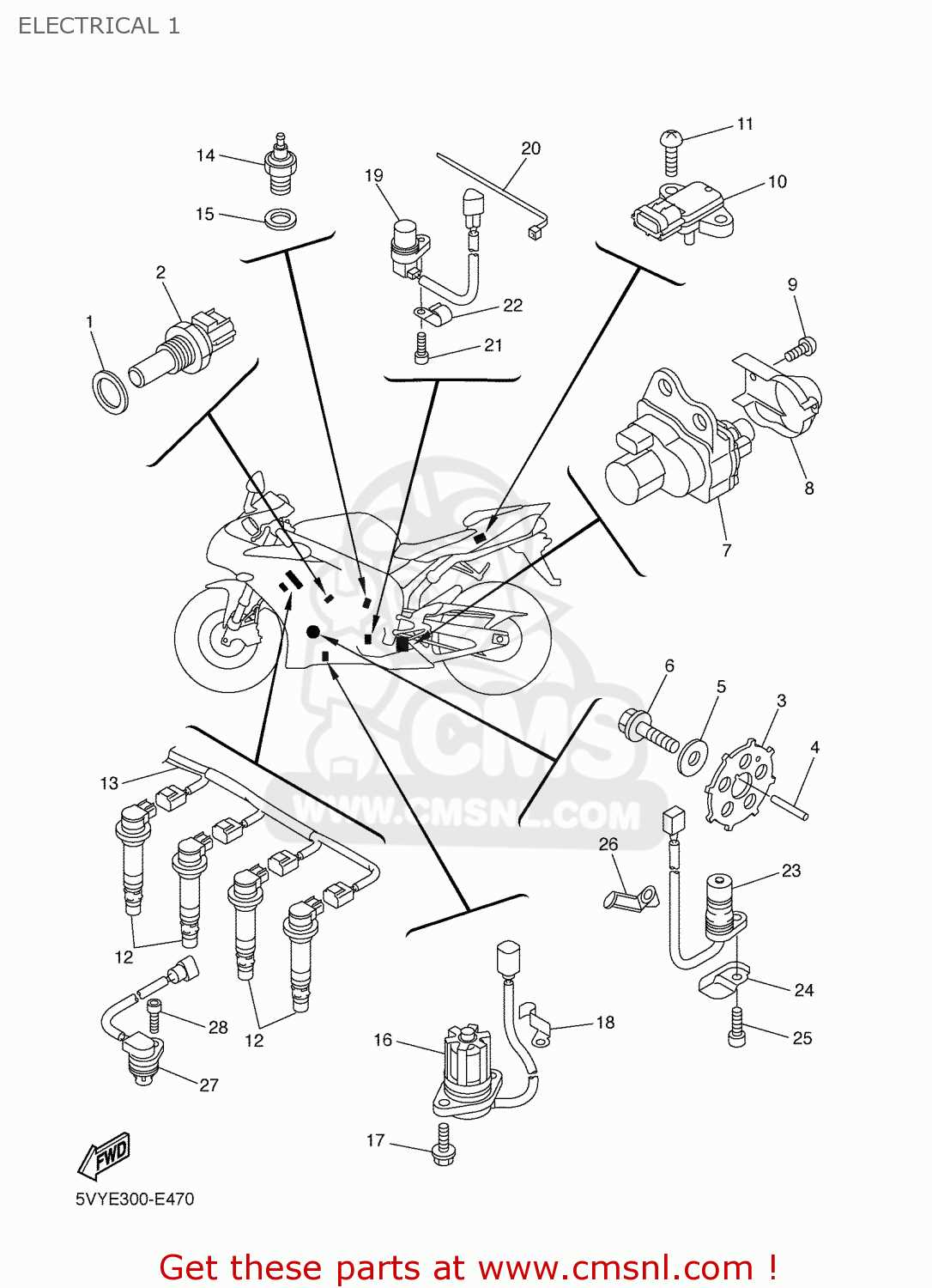 2006 yamaha r1 parts diagram