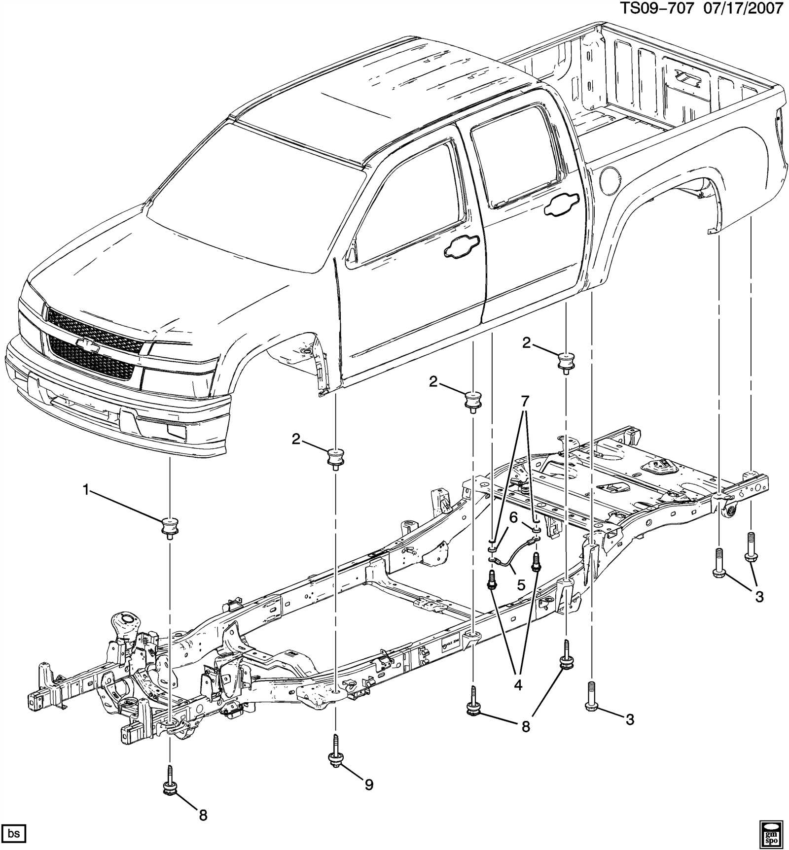 2006 chevy colorado parts diagram