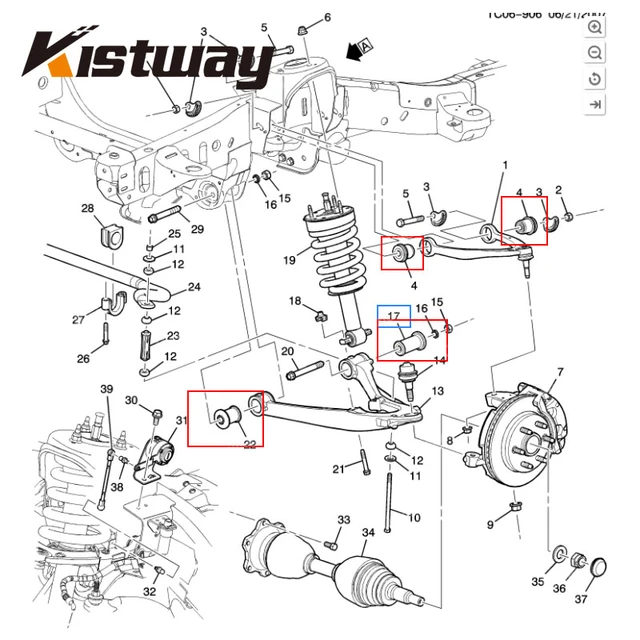 2007 cadillac escalade parts diagram