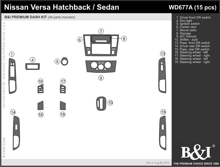 2007 nissan versa parts diagram