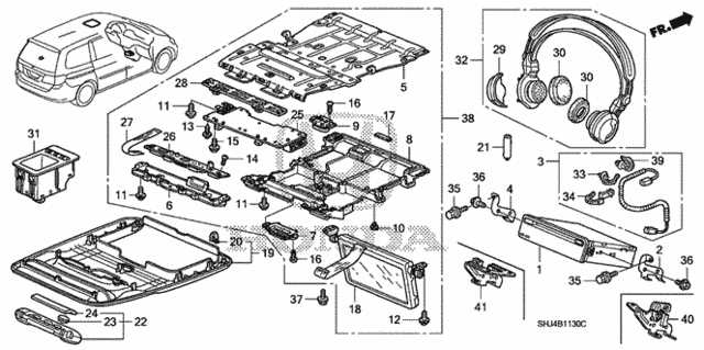 2007 honda odyssey parts diagram