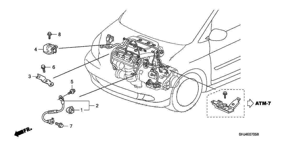 2007 honda odyssey parts diagram