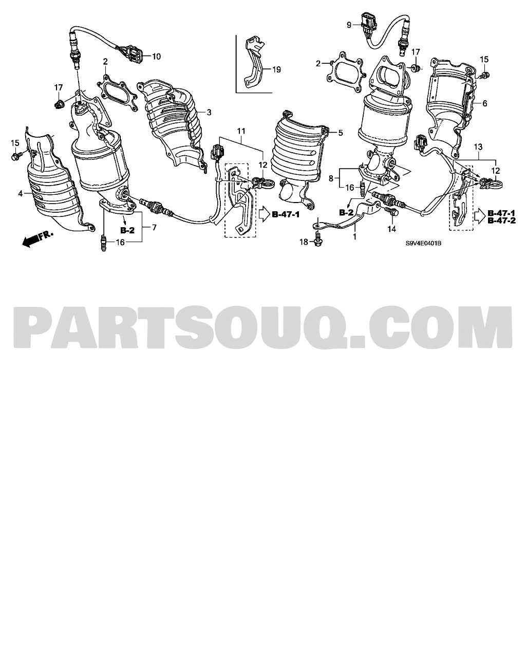 2007 honda pilot parts diagram