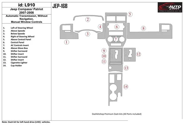 2007 jeep compass parts diagram