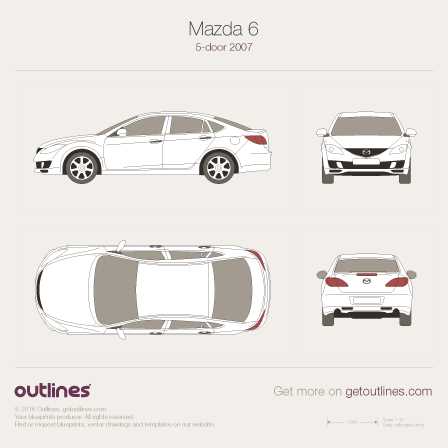 2007 mazda 6 parts diagram