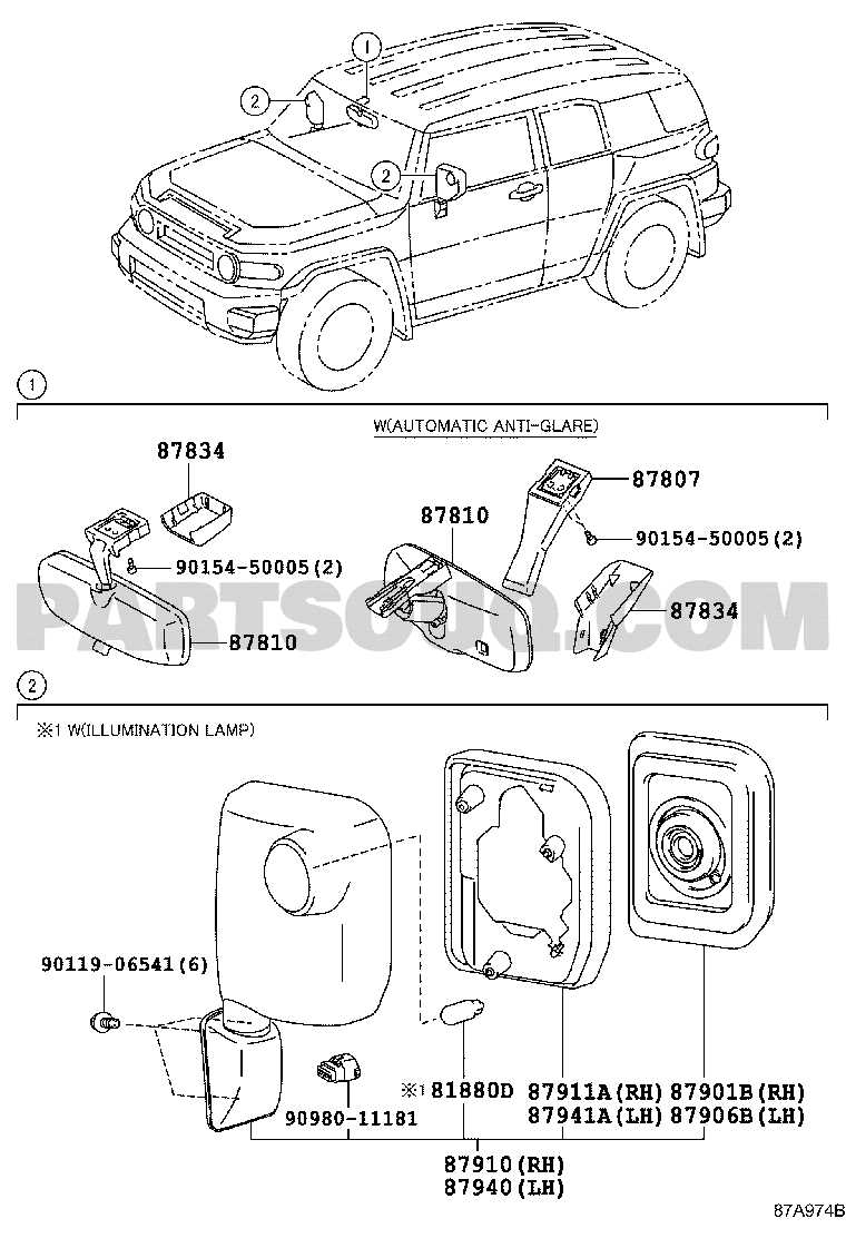 2007 toyota fj cruiser parts diagram